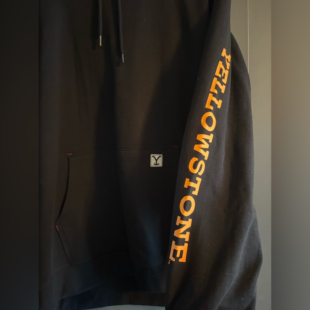 Yellowstone Black and Yellow Hoodie - Picture 2 of 4